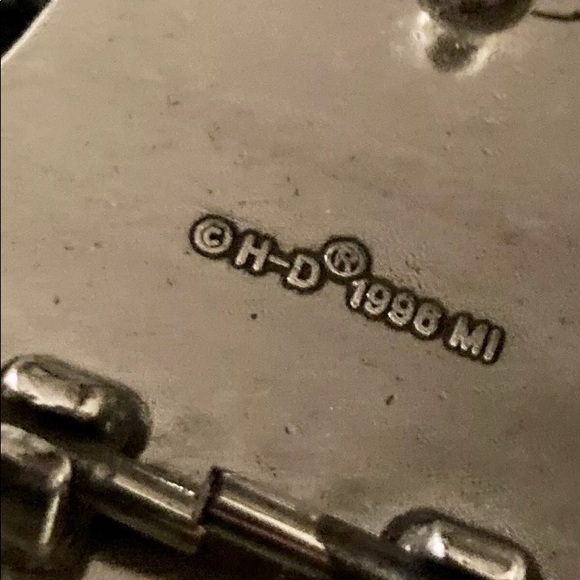 “RARE” VINTAGE HARLEY DAVIDSON WOMEN'S CHAPS Size 4 BLACK DENIM . - HARD TO FIND - Picture 4 of 11